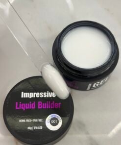 Alternative view of Течен гел за нокти Impressive Liquid Gel 30гр №001 HEMA&TPO FREE