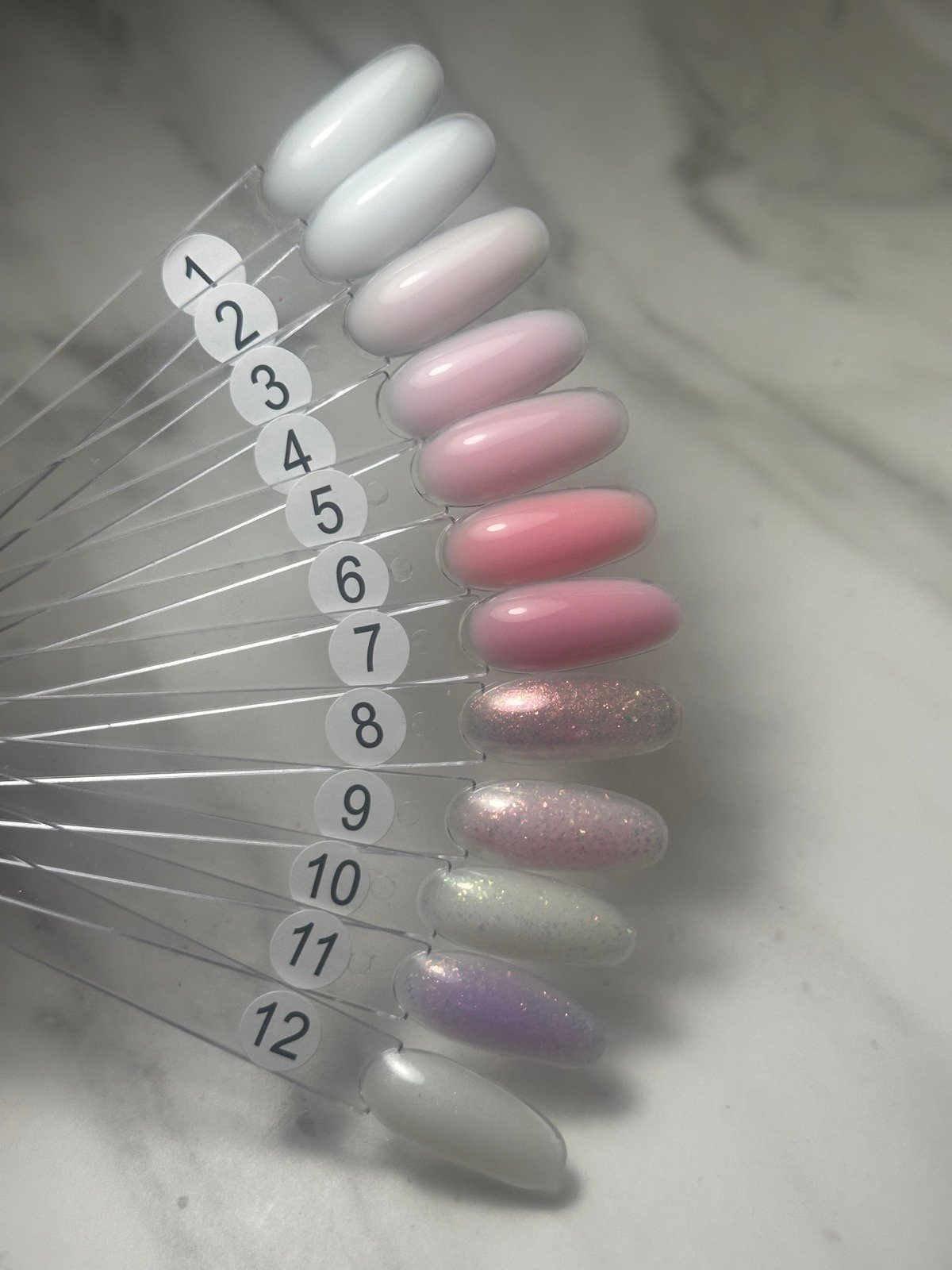 Течен гел за нокти Impressive Liquid Gel 30гр №012 с частици HEMA&TPO FREE - Image 3